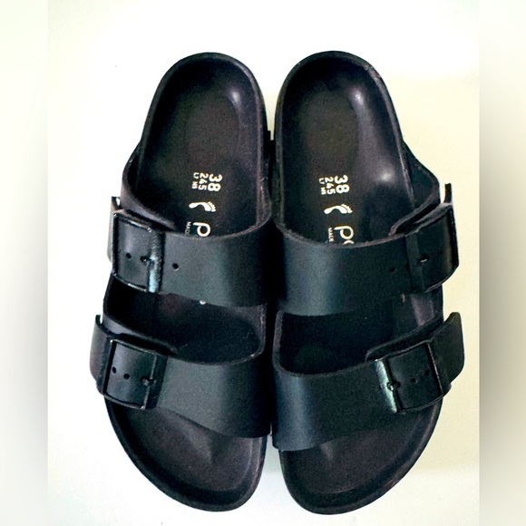 [Birkenstock] Papillo Black Arizona Sandals Sz: 8 - Picture 1 of 12